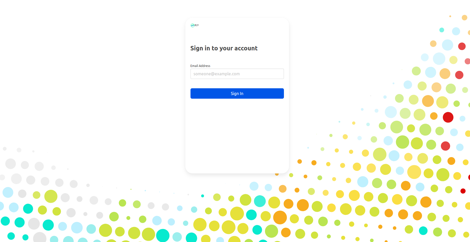 Axiad Mesh sign-in page