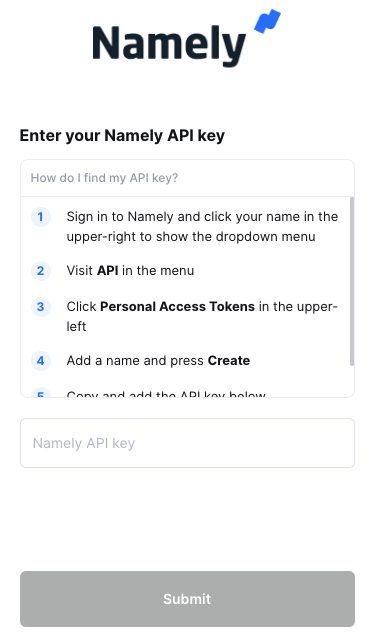 The created personal access token